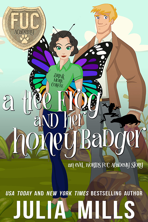 Book Cover: A Tree Frog and Her Honey Badger